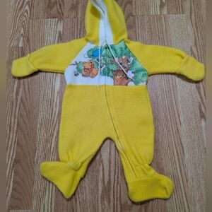 Vintage Disney Winnie The Pooh Infant Snowsuit Bunting